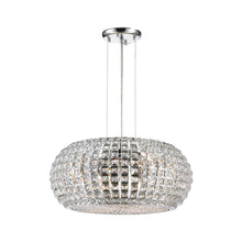 Load image into Gallery viewer, Infinity Pendant Lamp - Clear Crystal - W:60 H:27cm
