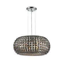 Load image into Gallery viewer, Infinity Pendant Lamp - Smoke Crystal - W:60 H:27cm
