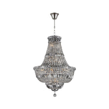 Load image into Gallery viewer, Empress Crystal Basket Chandelier - Chrome - Smoke Crystal 15 Light
