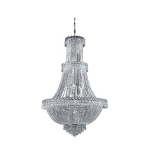 Load image into Gallery viewer, Large Empire Basket Chandelier - CHROME - 17 Light
