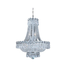 Load image into Gallery viewer, Empire Basket Chandelier - CHROME - 8 Light
