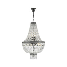 Load image into Gallery viewer, French Basket Chandelier - Antique SILVER - 5 Light
