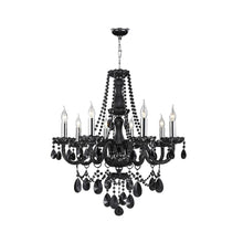 Load image into Gallery viewer, Jet Black Bohemian Chandelier - 8 ARM
