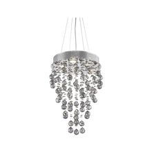 Load image into Gallery viewer, Round Cluster LED Crystal Chandelier - SMOKE - Width:40cm Height:60cm
