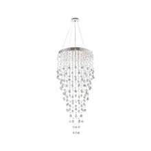 Load image into Gallery viewer, Round Cluster LED Crystal Chandelier -SMOKE - Width:70cm Height:150cm
