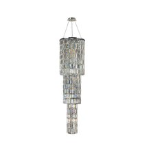 Load image into Gallery viewer, Modena Entrance Crystal Pendant Light - 3 Tier Round - W:40cm H:160cm
