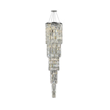 Load image into Gallery viewer, Modena Entrance Crystal Pendant Light - 5 Tier Round - W:40 H:170
