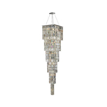 Load image into Gallery viewer, Modena Entrance Crystal Pendant Light - Large 6 Tier Square - W:40 H:220cm
