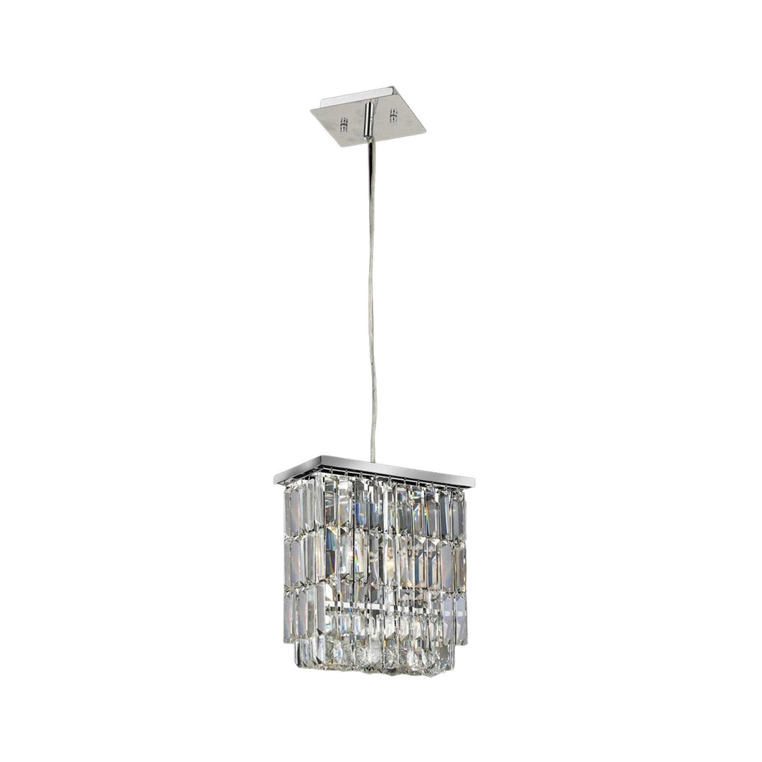 Modena Crystal Pendant - Rectangle Multi Tier W: 25cm