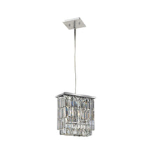 Load image into Gallery viewer, Modena Crystal Pendant - Rectangle Multi Tier W: 25cm
