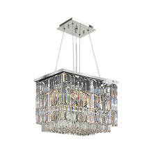 Load image into Gallery viewer, Modena Crystal Pendant - Rectangle Multi Tier W: 40cm
