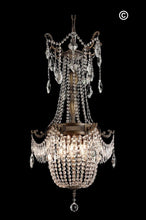 Load image into Gallery viewer, Regency Basket Chandelier -  Antique Bronze Style - W:46cm H:96cm - Designer Chandelier 
