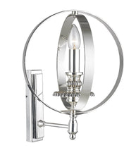 Load image into Gallery viewer, Hampton Orb - Wall Sconce - Silver Plated - Designer Chandelier 
