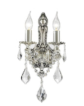 Load image into Gallery viewer, AMERICANA 2 Light Wall Sconce - Edwardian - Silver Plated - Designer Chandelier 
