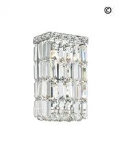 Load image into Gallery viewer, Modular Wall Sconce Light - Rectangle - CHROME - Designer Chandelier 

