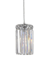 Load image into Gallery viewer, Modular Single Light Pendant - Round - Height 20cm - Chrome Fixtures
