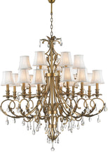 Load image into Gallery viewer, ARIA - Hampton 18 Arm Chandelier - Brass

