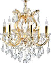 Load image into Gallery viewer, Maria Theresa Crystal Chandelier Grande 7 Light - GOLD
