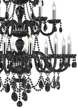 Load image into Gallery viewer, Jet Black Bohemian Chandelier - 21 ARM
