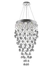Load image into Gallery viewer, Round Cluster LED Crystal Chandelier -SMOKE - Width:50cm Height:90cm - Designer Chandelier 
