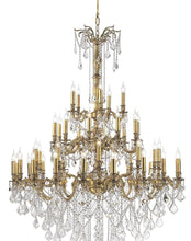 Load image into Gallery viewer, AMERICANA 45 Light Crystal Chandelier - Brass Finish
