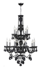 Load image into Gallery viewer, Jet Black Bohemian Chandelier - 12 ARM - Designer Chandelier 
