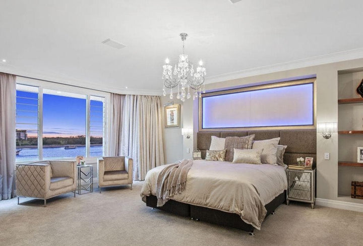 Elise 10 Arm Contemporary Chandelier in Chrome