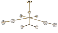 Load image into Gallery viewer, Hugo Collection - 9 Light Chandelier - Brass Plated
