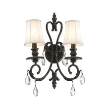 Load image into Gallery viewer, ARIA - Hampton Double Arm Wall Sconce - Dark Bronze
