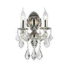 Load image into Gallery viewer, AMERICANA 2 Light Wall Sconce - Victorian - Silver Plated
