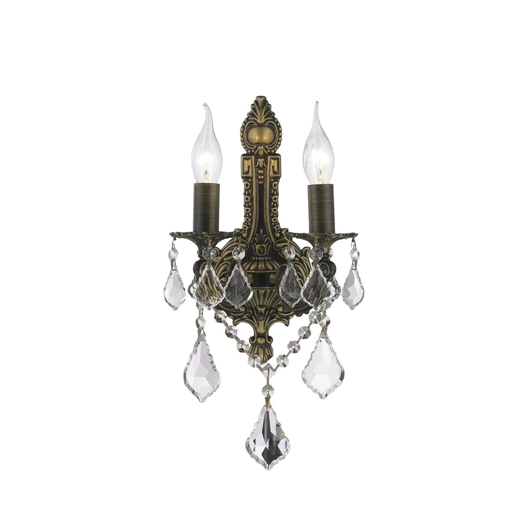 AMERICANA 2 Light Wall Sconce - Edwardian - Antique Bronze Style