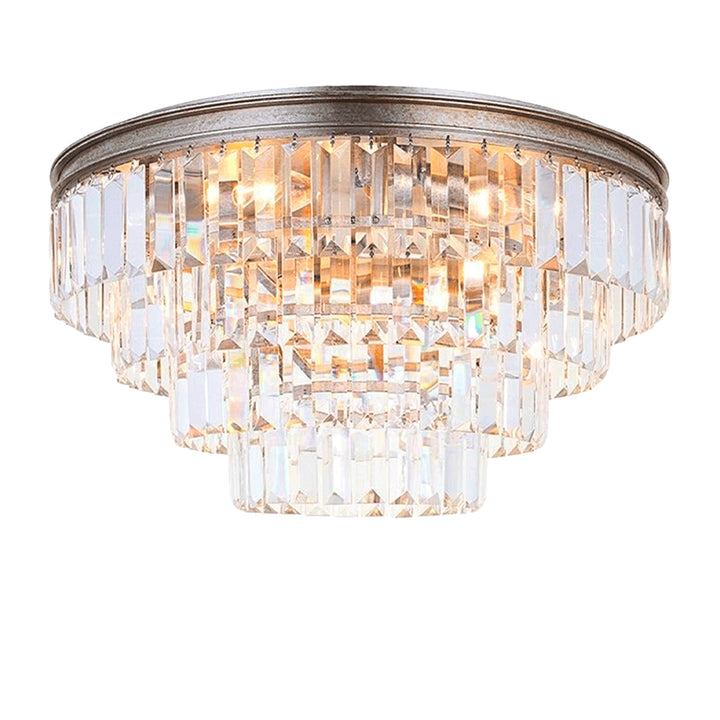 Jordan Collection - Flush Mount Chandelier - 50cm - Champagne