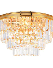 Load image into Gallery viewer, Jordan Collection - Flush Mount Chandelier - 50cm - Gold Plated
