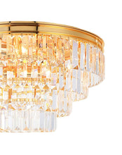 Load image into Gallery viewer, Jordan Collection - Flush Mount Chandelier - 50cm - Gold Plated
