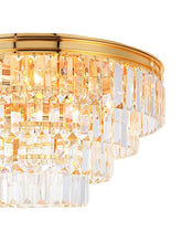 Load image into Gallery viewer, Jordan Collection - Flush Mount Chandelier - 50cm - Gold Plated
