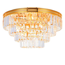 Load image into Gallery viewer, Jordan Collection - Flush Mount Chandelier - 50cm - Gold Plated
