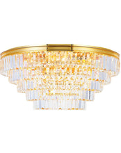 Load image into Gallery viewer, Jordan Collection - Flush Mount Chandelier - 70cm - Gold Plated
