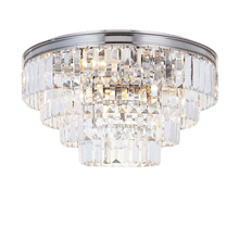 Load image into Gallery viewer, Jordan Collection - Flush Mount Chandelier - 50cm - Nickel Plated
