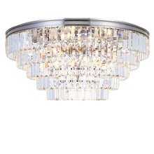 Load image into Gallery viewer, Jordan Collection - Flush Mount Chandelier - 70cm - Nickel Plated
