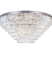 Load image into Gallery viewer, Jordan Collection - Flush Mount Chandelier - 90cm - Nickel Plated
