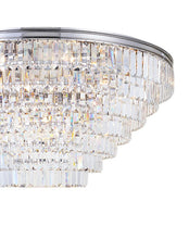 Load image into Gallery viewer, Jordan Collection - Flush Mount Chandelier - 90cm - Nickel Plated
