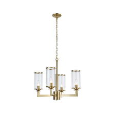 Load image into Gallery viewer, Provincial Collection - 4 Light Chandelier - Brass

