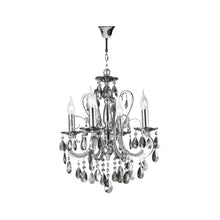 Load image into Gallery viewer, NewYork Princess 4 Arm SMOKE Chandelier - W:42cm
