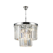 Load image into Gallery viewer, NewYork Oasis Chandelier- 2 Layer - Clear Finish - W:40cm

