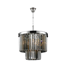 Load image into Gallery viewer, NewYork Oasis Chandelier- 2 Layer - Smoke Finish - W:40cm
