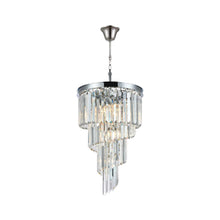 Load image into Gallery viewer, NewYork Oasis Spiral Chandelier - Chrome - Width: 40cm
