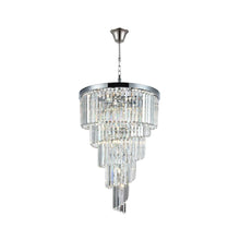 Load image into Gallery viewer, NewYork Oasis Spiral Chandelier - Chrome - Width: 60cm
