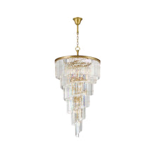 Load image into Gallery viewer, NewYork Oasis Spiral Chandelier - Antique Gold - Width: 80cm

