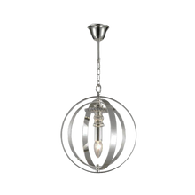 Load image into Gallery viewer, Hampton Orb - Single Light - Silver Plated
