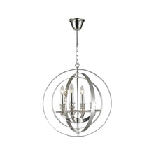 Load image into Gallery viewer, Hampton Orb - 4 Light - Silver Plated
